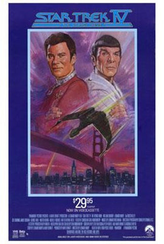 Star Trek 4: The Voyage Home Movie Poster Print