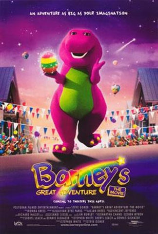 Barney's Great Adventure Movie Poster Print