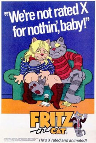 Fritz The Cat Movie Poster Print
