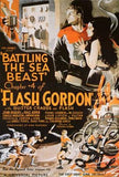 Battling The Sea Beast Movie Poster Print