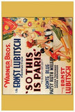 So This Is Paris Movie Poster Print
