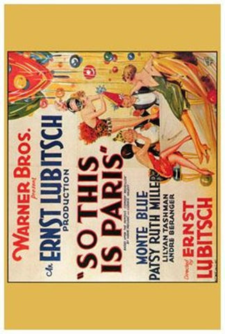So This Is Paris Movie Poster Print