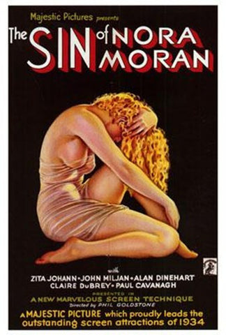 Sin Of Nora Moran Movie Poster Print