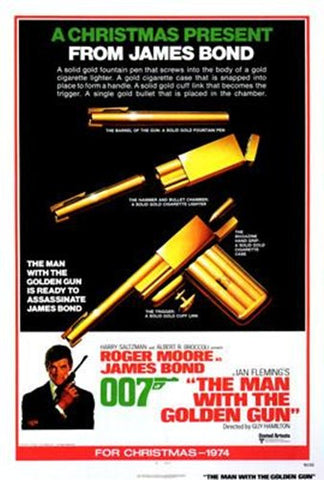 The Man With The Golden Gun Movie Poster Print