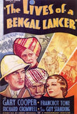 The Lives Of A Bengal Lancer Movie Poster Print