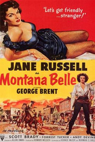 Montana Belle Movie Poster Print