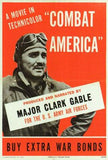 Combat America Movie Poster Print