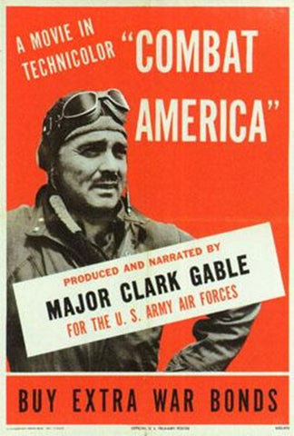 Combat America Movie Poster Print