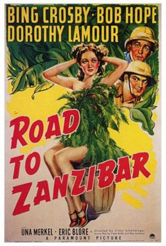 Road To Zanzibar Movie Poster Print