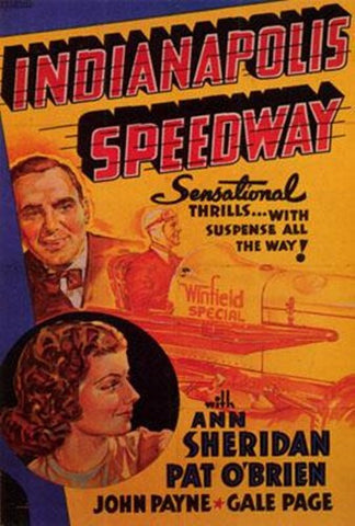 Indianapolis Speedway Movie Poster Print