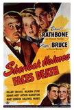 Sherlock Holmes Faces Death Movie Poster Print