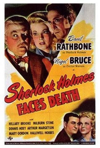 Sherlock Holmes Faces Death Movie Poster Print