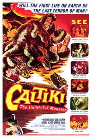Caltiki The Immortal Monster Movie Poster Print