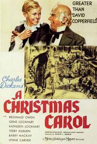 Christmas Carol  a Movie Poster Print