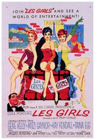 Les Girls Movie Poster Print