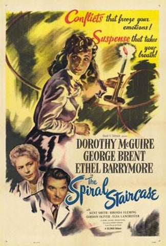 The Spiral Staircase Movie Poster Print