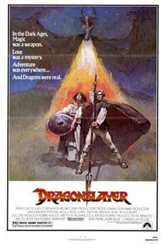 Dragonslayer Movie Poster Print