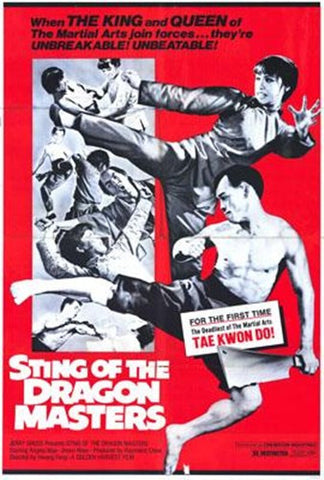 Sting Of The Dragon Masters Movie Poster Print