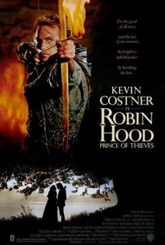 Robin Hood Prince Of Thieves Movie Poster Print