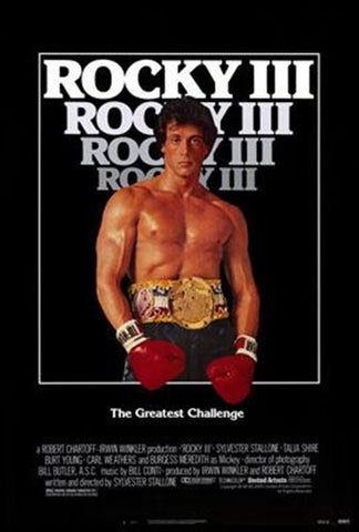 Rocky 3 Movie Poster Print