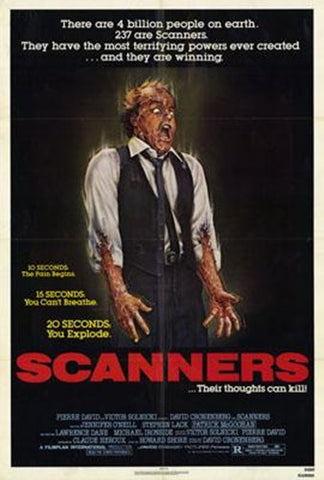 Scanners Movie Poster Print