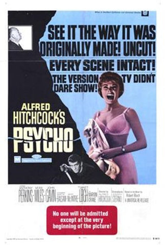 Psycho Movie Poster Print