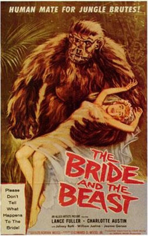 The Bride And The Beast Movie Poster Print