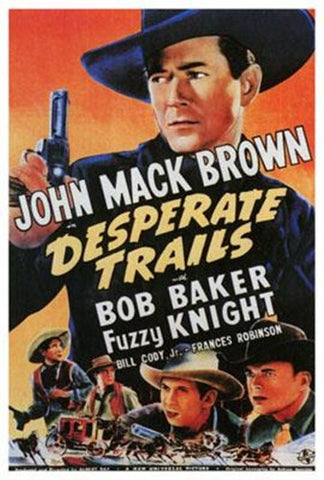Desperate Trails Movie Poster Print