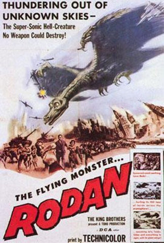 Rodan Movie Poster Print