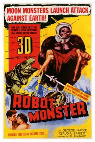 Robot Monster Movie Poster Print