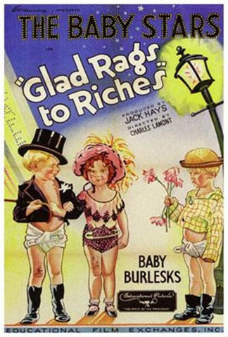 Glad Rags To Riches Movie Poster Print