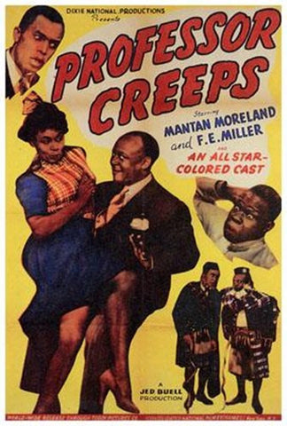 Professor Creeps Movie Poster Print