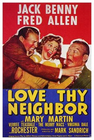Love Thy Neighbor Movie Poster Print