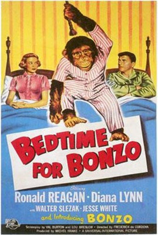 Bedtime For Bonzo Movie Poster Print