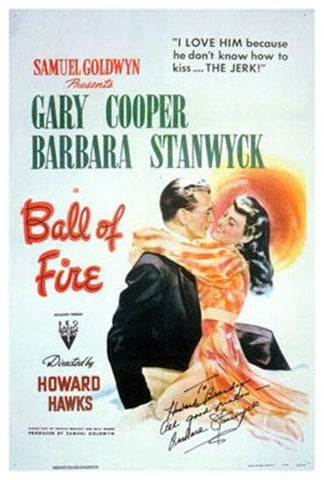 Ball Of Fire Movie Poster Print