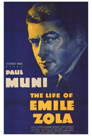 The Life Of Emile Zola Movie Poster Print