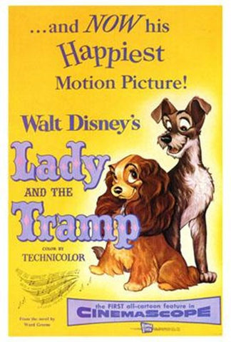 Lady And The Tramp Movie Poster Print