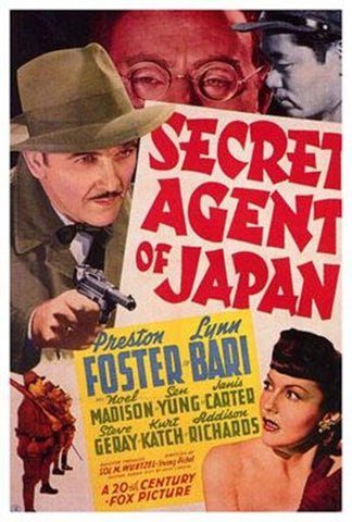 Secret Agent Of Japan Movie Poster Print