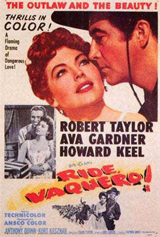 Ride  Vaquero Movie Poster Print