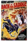Back In The Saddle Movie Poster Print