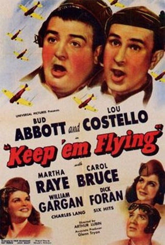 Keep 'Em Flying Movie Poster Print