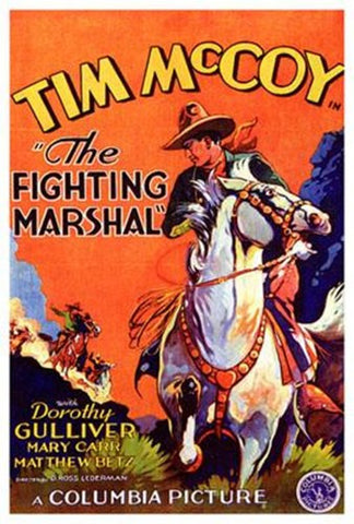 The Fighting Marshal Movie Poster Print