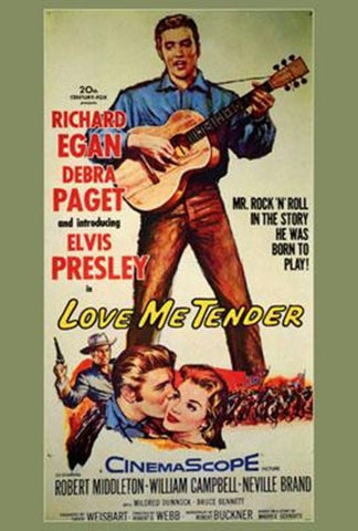 Love Me Tender Movie Poster Print
