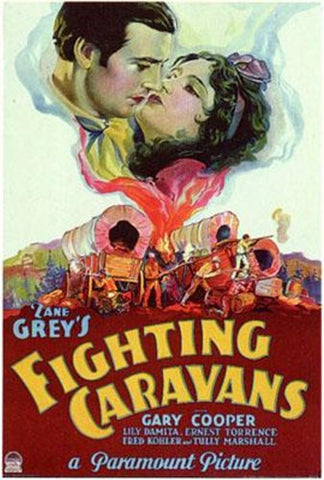 Fighting Caravans Movie Poster Print