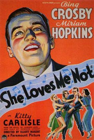 She Loves Me Not Movie Poster Print
