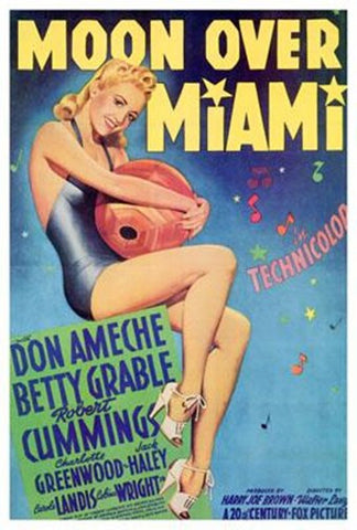 Moon Over Miami Movie Poster Print