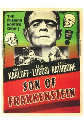 Son Of Frankenstein Movie Poster Print