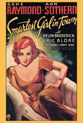 Smartest Girl In Town Movie Poster Print