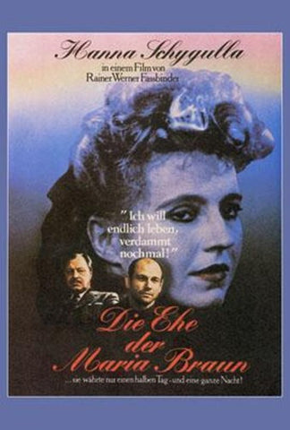 Marriage Of Maria Braun Movie Poster Print