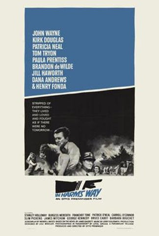 In Harms Way Movie Poster Print